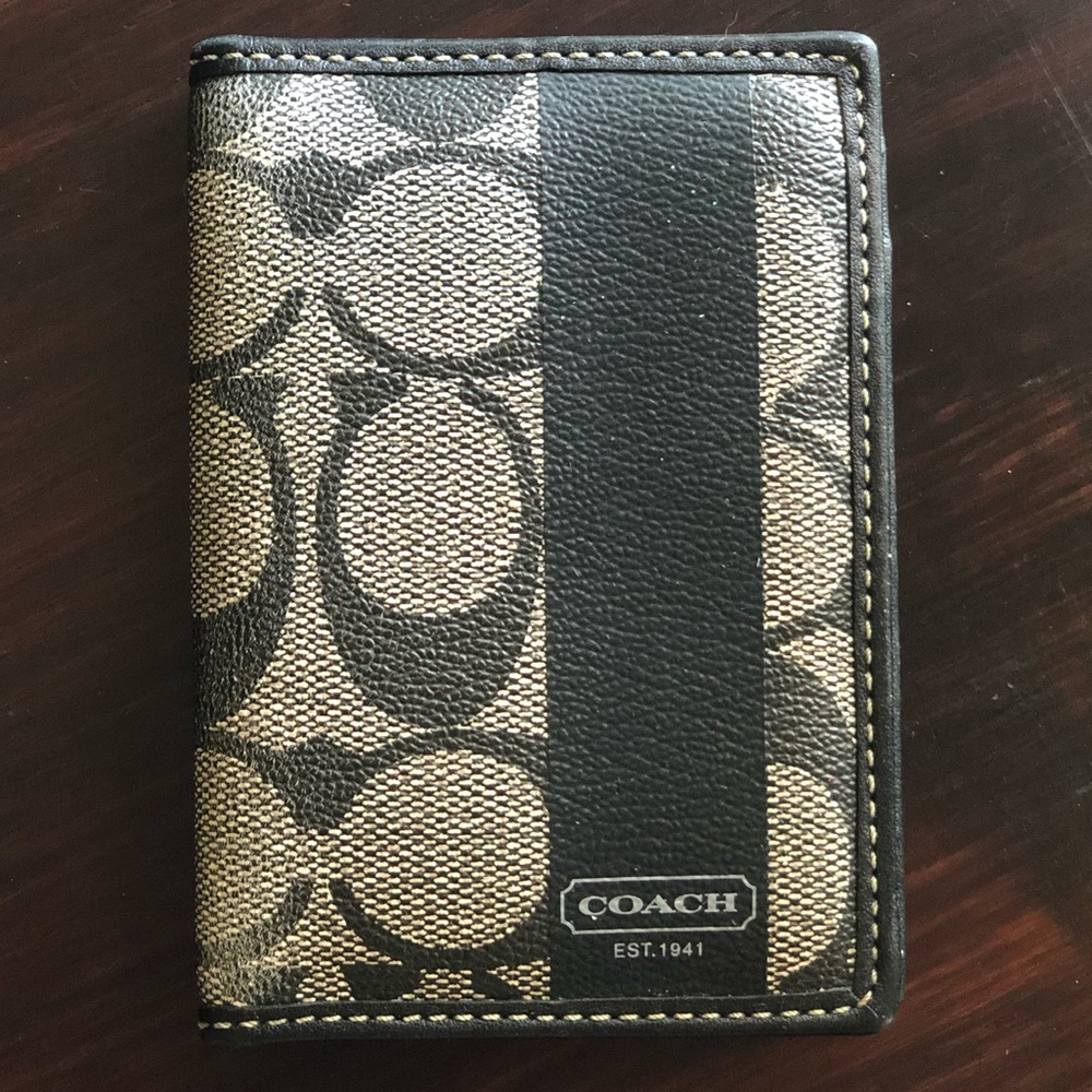 Coach bifold wallet and card holder